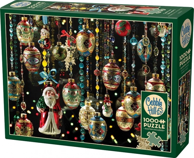 Puzzle Decorațiuni de Crăciun COBBLE HILL 1000 piese