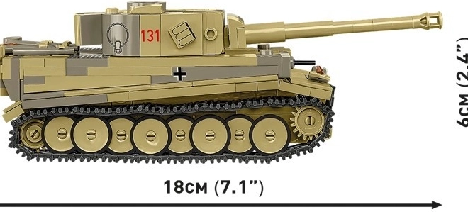 Model tanc Panzer VI Tiger I nr. 131 de la COBI