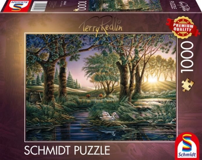 Puzzle Magia Dimineții la Lac 1000 Piese