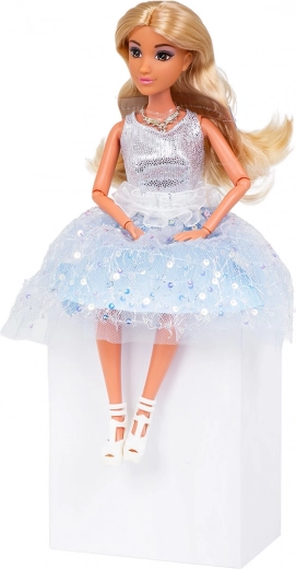 Păr blond lung pentru pieptănat și împletit