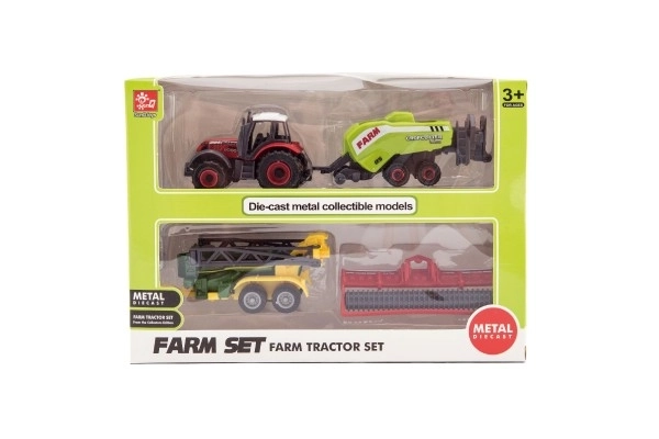 Set fermă cu tractor și accesorii