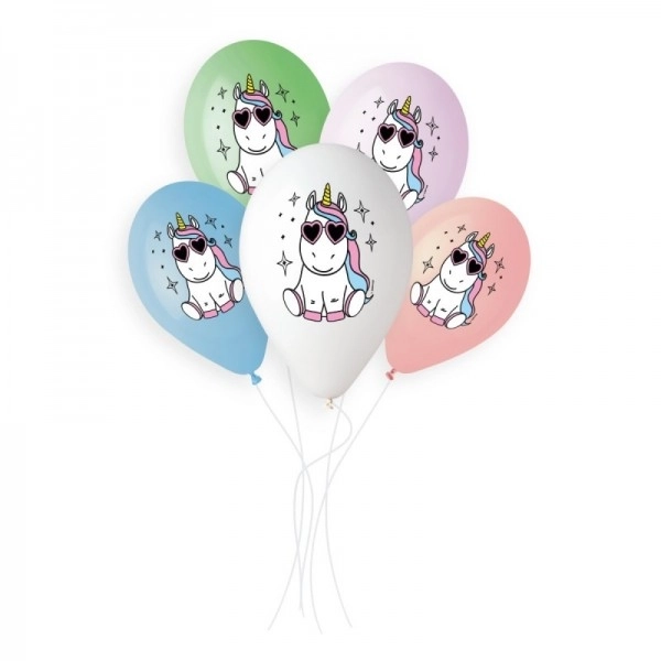 Balon umflat cu imprimeu unicorn