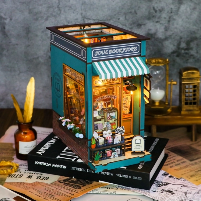 Suport carte Librăria Sufletului – set de construcție pentru copii