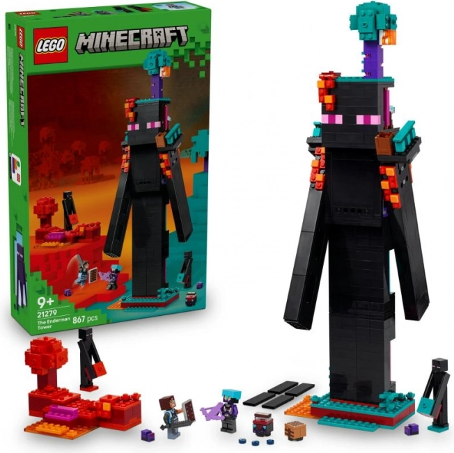 Set LEGO Minecraft Baza Plenitorilor și Distrugător