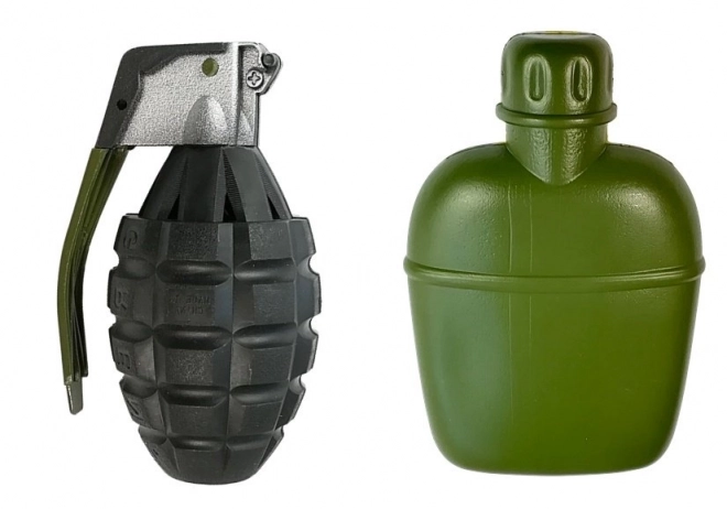 Set de jucării militare cu pistoale și accesorii