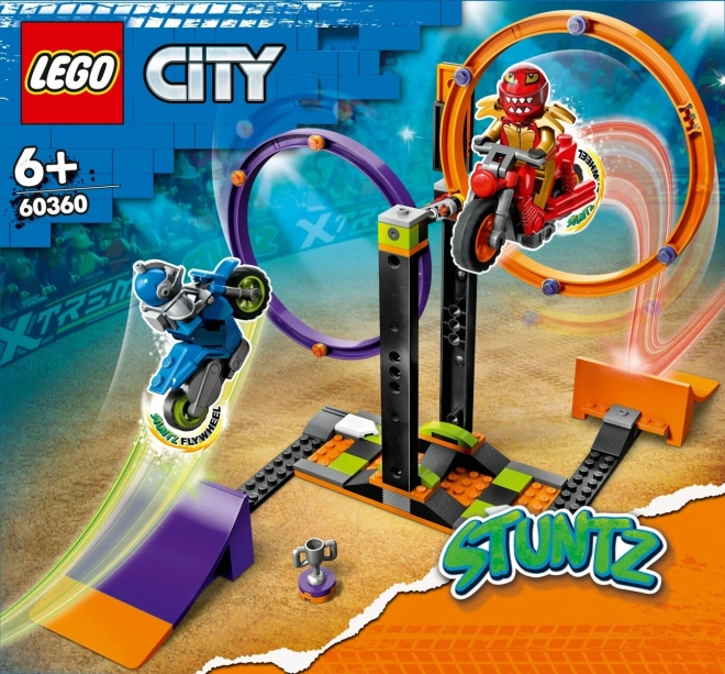 Provocarea cascadorilor cu cercuri rotative LEGO City