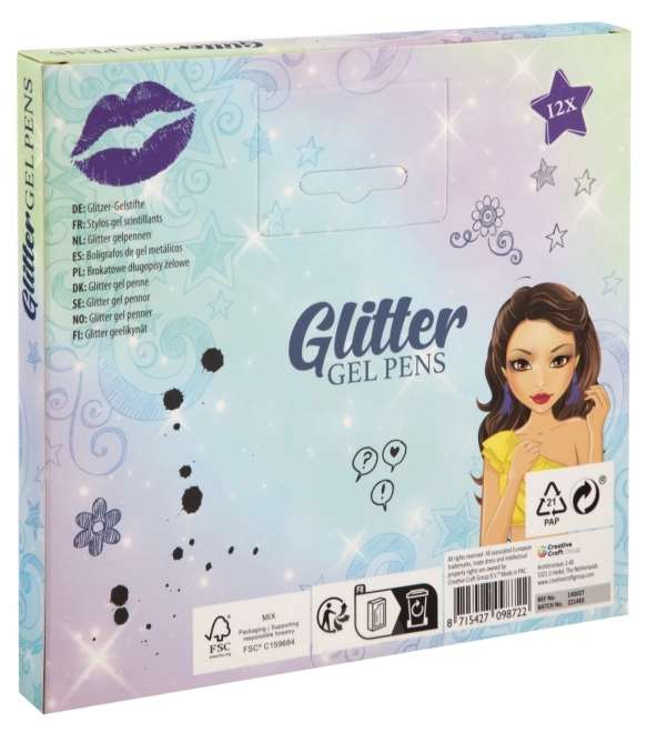 Set de pixuri gel colorate