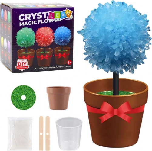Brad de cristal magic – experiment pentru copii