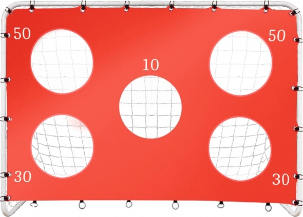 Poartă de fotbal pentru copii cu plasă de precizie 2în1 215 x 153 x 76 cm