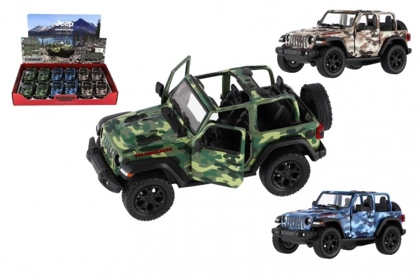 Auto Kinsmart Jeep Wrangler Camo Edition 13cm