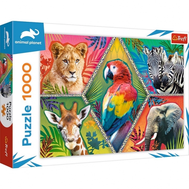 Puzzle 1000 Piese - Animale Exotice