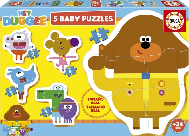 Puzzle Educa pentru bebeluși cu Hey Duggee