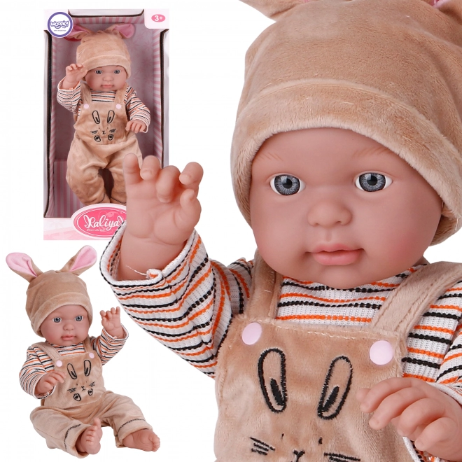 Lală bobas Woopie în costum de iepuraș 46 cm