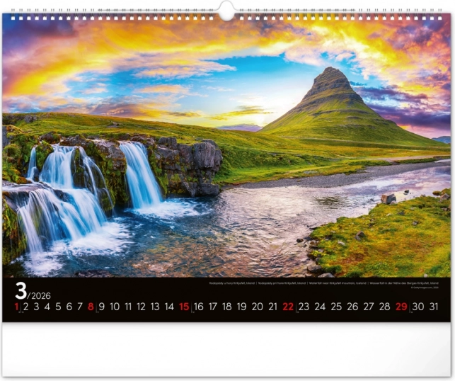 Calendar de perete Peisaje 2026
