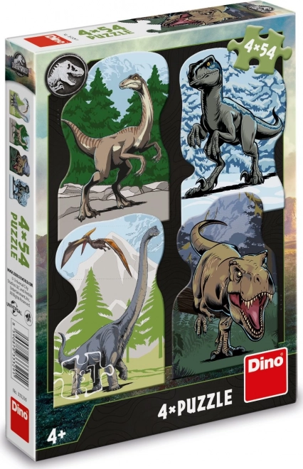 Puzzle Jurassic World 4x54 piese