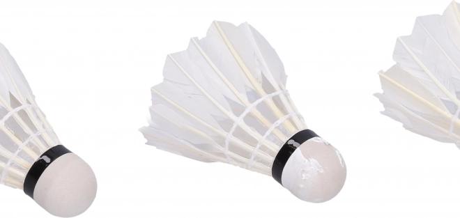 Set 3 mingi de badminton albe