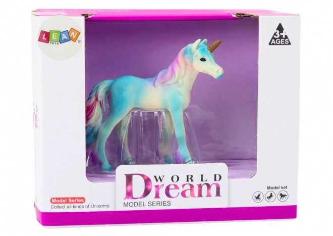 Figurină colecționabilă unicorn albastru