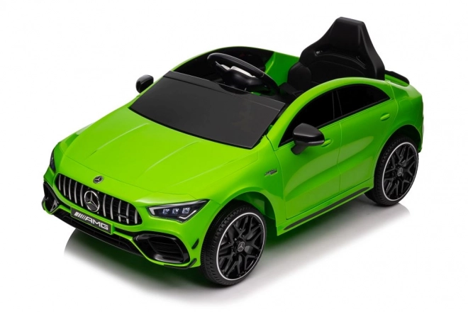 mașină cu acumulator mercedes cla 45 amg verde 4x4