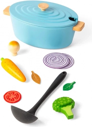 Vas de copt pentru copii cu legume Bigjigs Toys