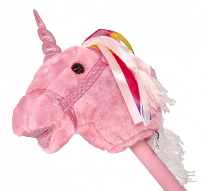 Unicorn pe băț Rosa