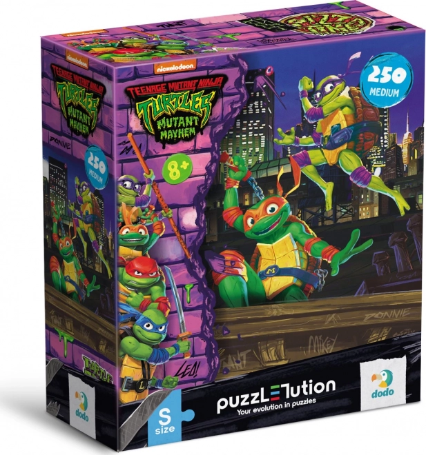 Puzzle DODO Țestoasele Ninja: Donatelo și Michelangelo 250 piese