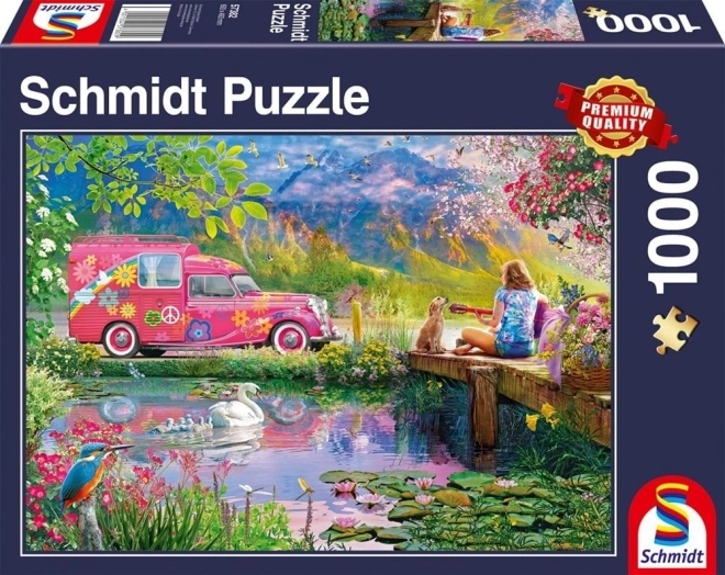 Puzzle Schmidt Relaxare pe pământ 1000 piese