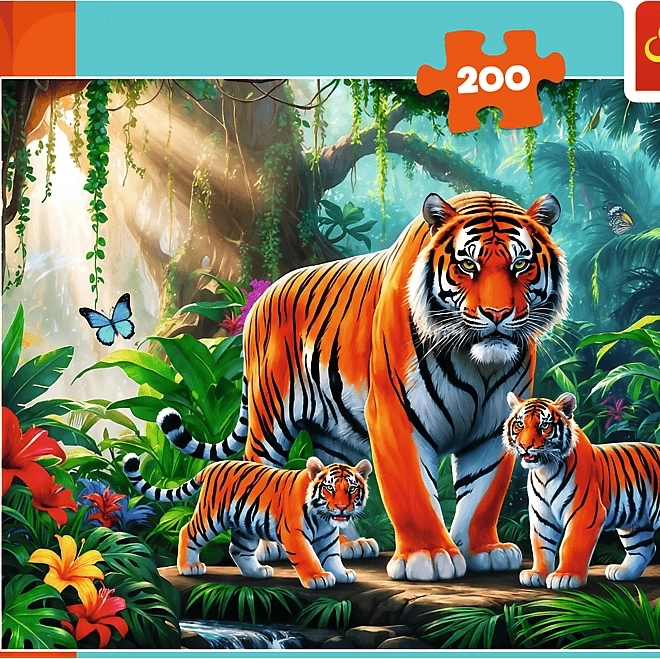 Puzzle Obiceiurile Tigru 200 piese