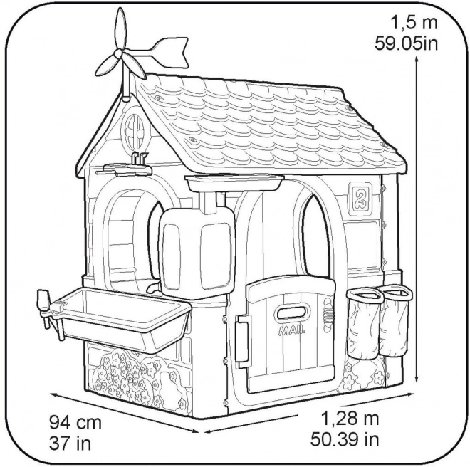 Căsuța de grădină Feber Eco