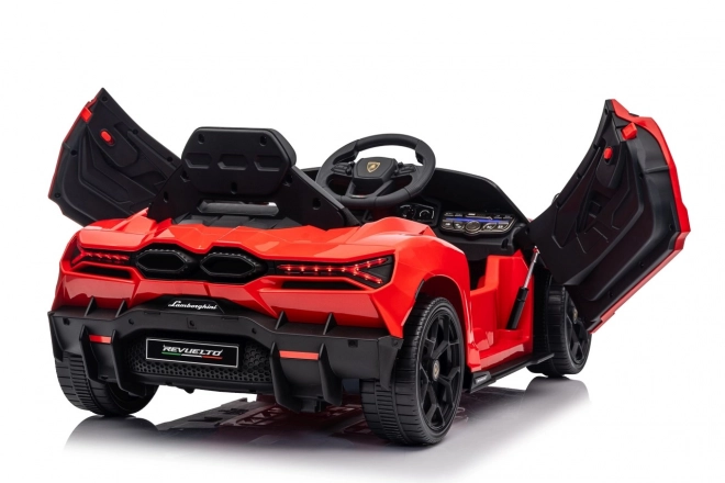 Mașinuță Lamborghini Revuelto pentru copii, roșie