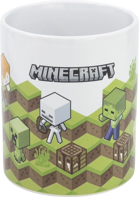 Hrnecek ceramic Minecraft verde