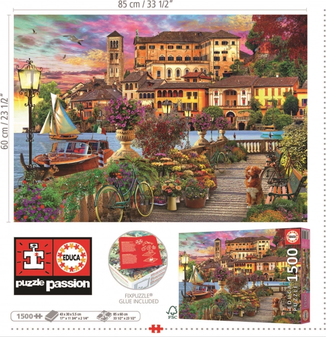 Educa puzzle plimbare italiană 1500 piese