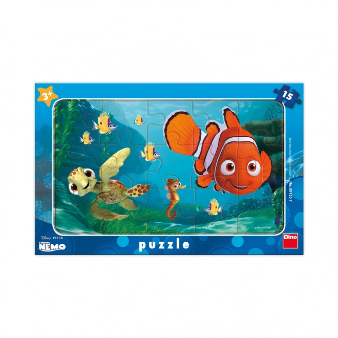 Puzzle cu Nemo și Broasca 15 Elemente