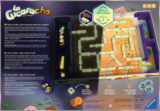 Joc de masă ravensburger La Cucaracha ediție nocturnă