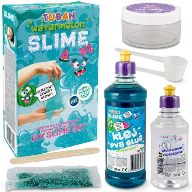 Set slime parfumat XL cu aromă de pepene verde