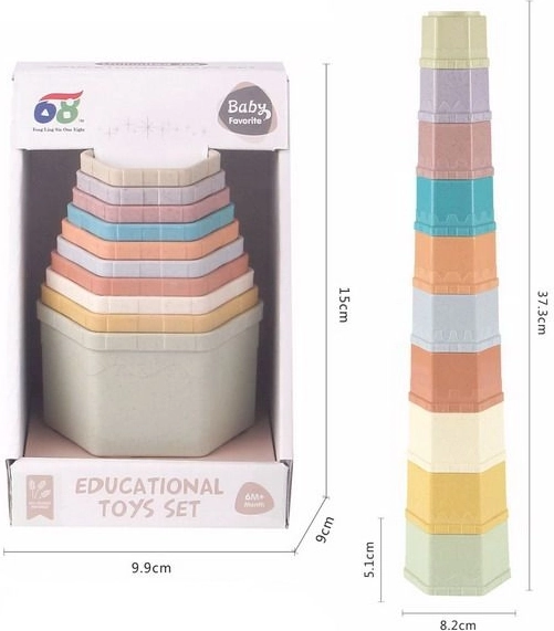 Cănuțe hexagonale suprapozabile