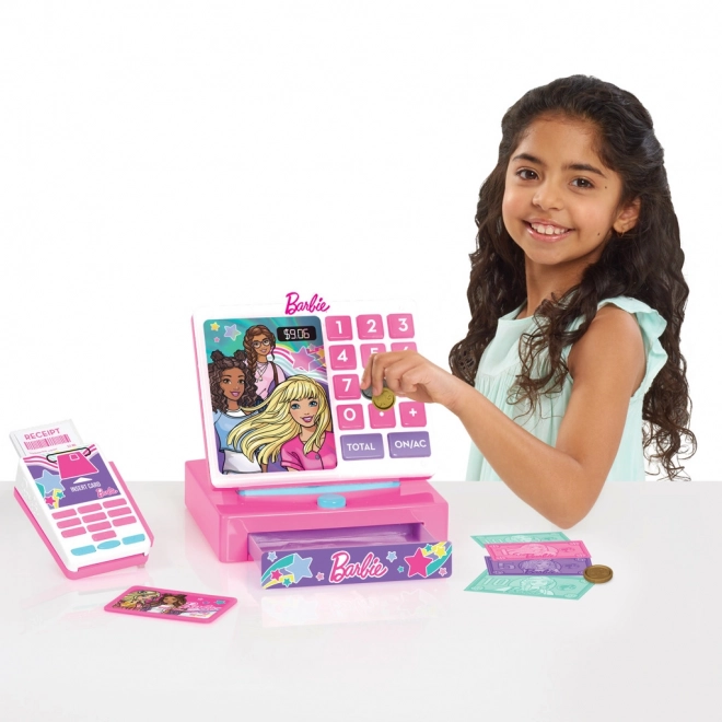 Casa de marcat Barbie pentru micii comercianți