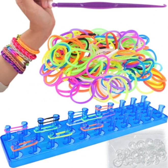 Set Loom cu 200 de elastice colorate