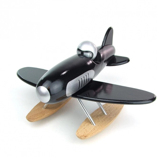 Hidroavion de lemn Vilac negru
