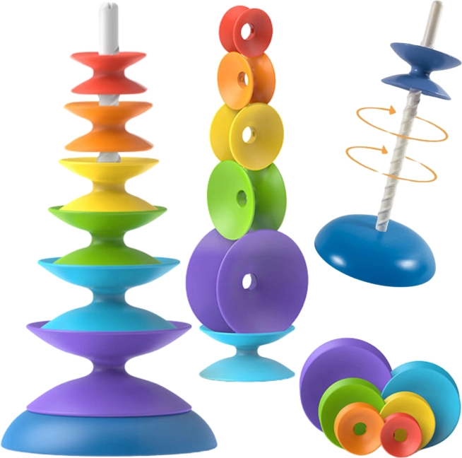 Turn colorat WOOPIE BABY pentru copii 18m+