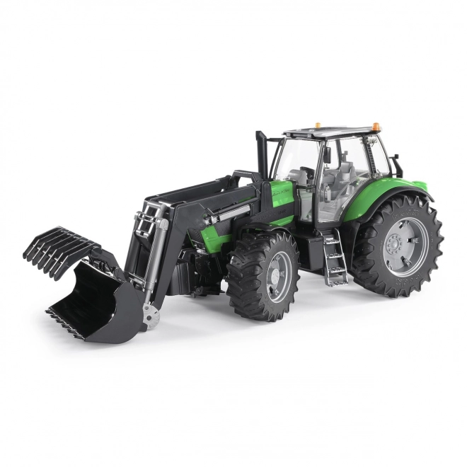 Tractor Bruder Deutz Agrotron cu încărcător frontal