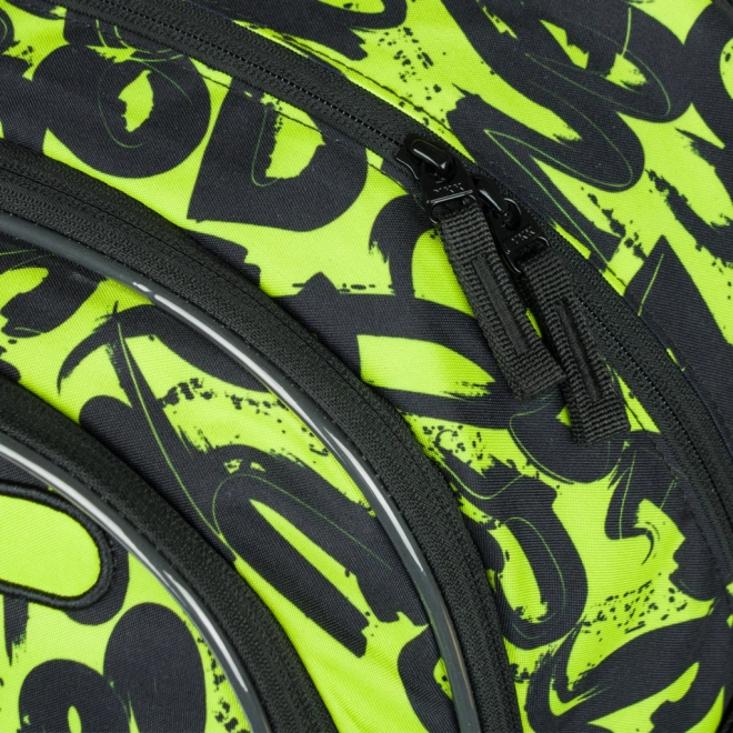 BAAGL 3 SET Core Lime: rucsac, penar, saculet