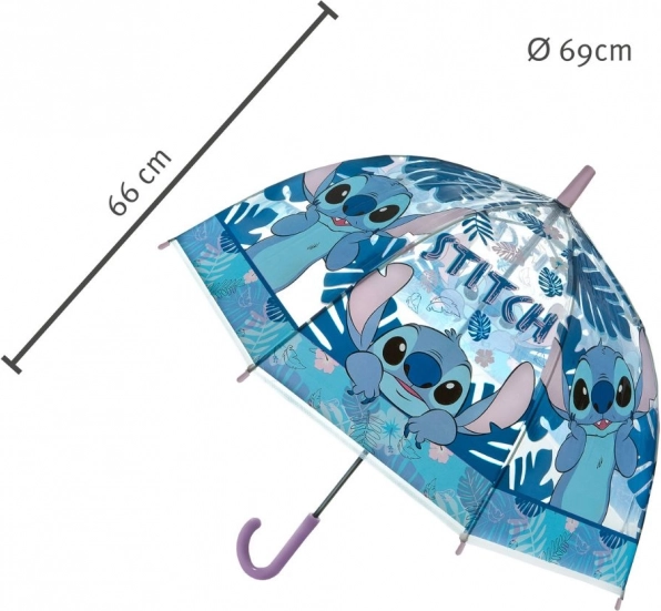 Umbrelă pentru copii cu motiv Stitch din filmul Lilo & Stitch