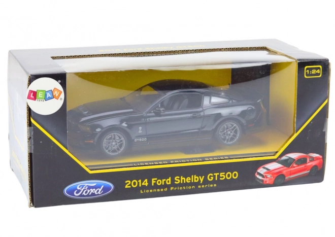 Mașină Ford Shelby GT500 la scară 1:24 cu motor negru