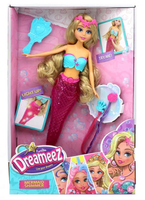 Sirena Dreameez cu coadă luminoasă