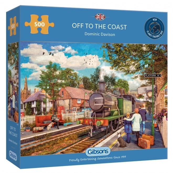 Puzzle 500 piese Vedere pe Coasta