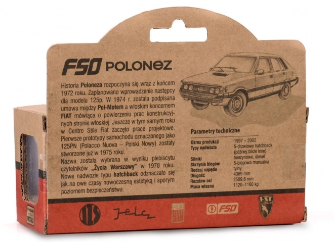 Povestea FSO Polonez model miniatură die-cast