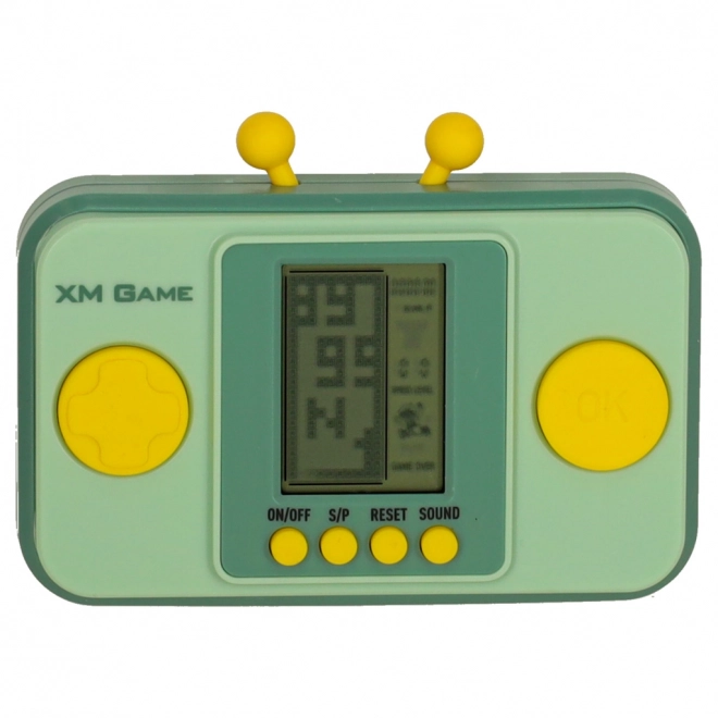 Consolă de jocuri portabilă de îndemânare verde