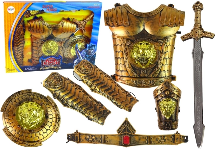 Costum de carnaval pentru copii cavaler - armură