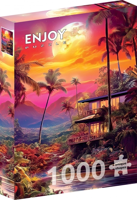 Puzzle Enjoy amurg fermecător 1000 piese
