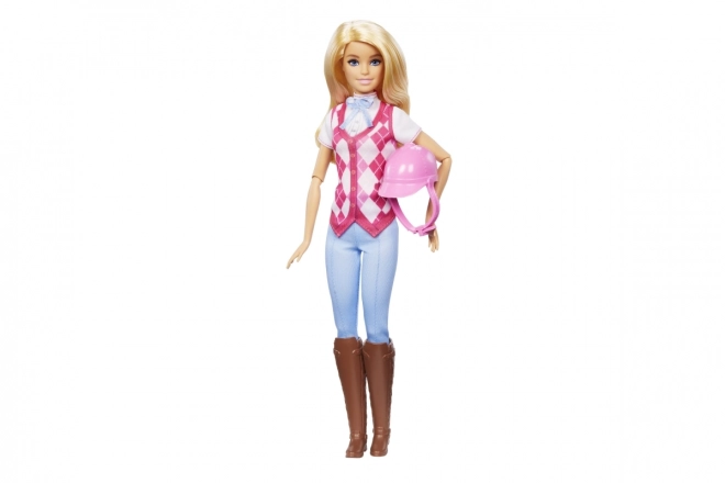 Păpușa Barbie călăreață Malibu